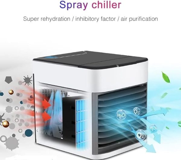 USB Mini (AC) Air Conditioner – 3-in-1 Portable Air Cooler for Home & Office