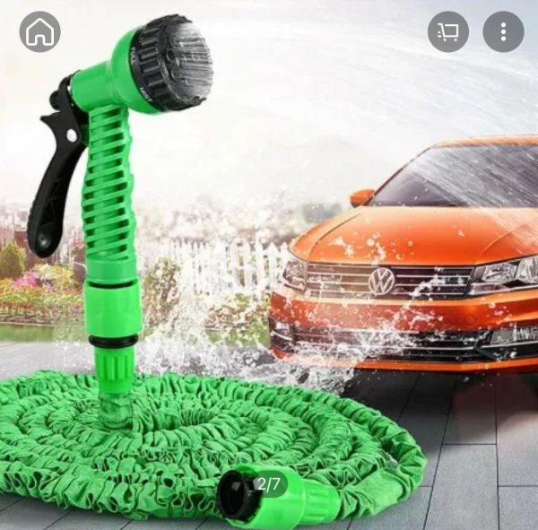 Magic Expandable Garden Hose 50FT – Lightweight & Tangle-Free with 7-Mode Spray Nozzle